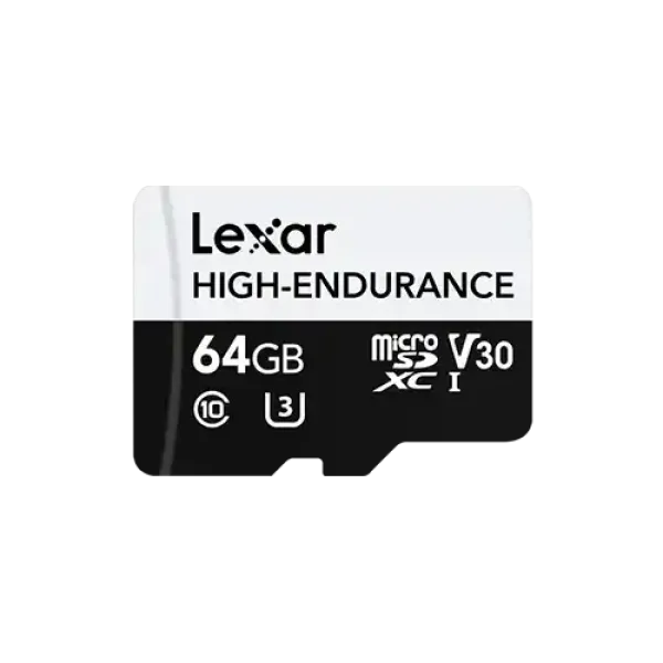 Lexar High-Endurance 64GB MicroSD UHS-I Memory Card